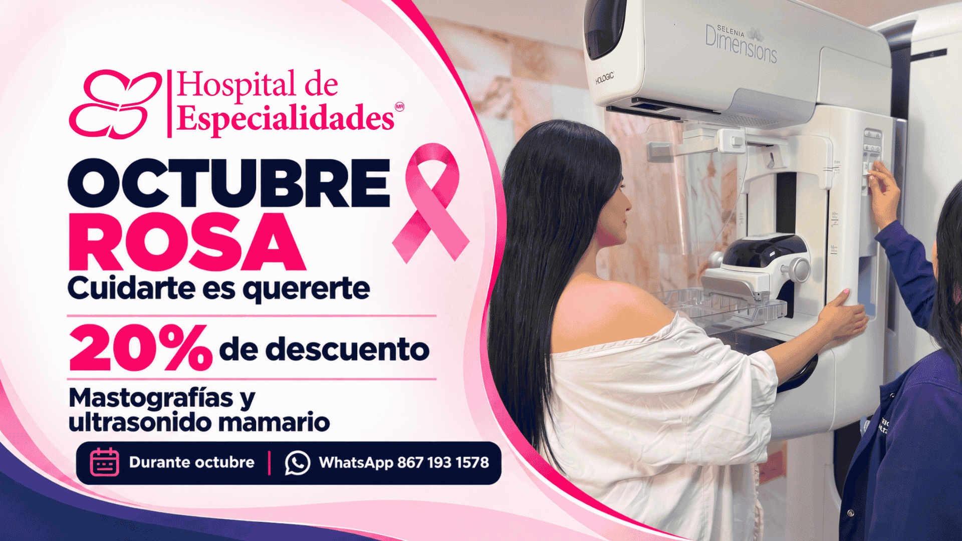 Octubre Rosa - Hospital de Especialidades Nuevo Laredo